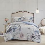 Full/Queen 3 Piece Cotton Printed Duvet Cover Set B03597363