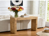 Elegant Natural Wood Grain Bar Table-50 Inches Long, a Practical Choice for Modern Homes.Wood Grain W2920P495957