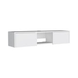 Glen Floating TV Stand with Side Doors and Central Media Shelf B070P173205