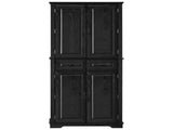 K&K 71" Tall Kitchen Pantry Cabinet with 3 Pull Out Cabinet Organizers, Farmhouse Embossed Texture 18492088