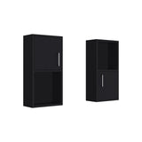 Oba 2-Pc Wall-Mounted Bathroom Medicine Cabinet with Open and Closed Storage B200P188846