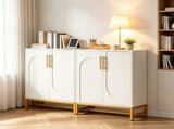 Modern Sideboard Buffet Storage Cabinet with Adjustable Shelves, Freestanding Kitchen Server with 45756768