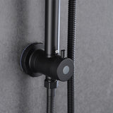 6 Inch Rain Shower Head with Handheld Shower Head Bathroom Rain Shower System W121956006