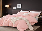 6PC Pure Color Bedding - Microfiber Hotel Series, with Zipper Closure Quilt Cover and Two 30249760