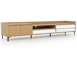 71" Entertainment Center with Drawers & Cabinet, Cable Management TV Console for Living Room 15236372