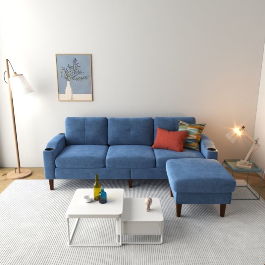 Convertible Combination Sofa Sofa L-Shaped Sofa with Storage