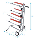 Global Mobile Tree Style Masking Paper Machine Station, Stand Holds Multiple Rolls W465105150