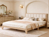 Full Size Platform Bed Frame with Headboard, Wooden Slats, No Box Spring Needed, Easy 19250854