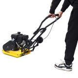 2.5HP Plate Compactor Gas 79.7cc 8200N Force Construction Concrete Tamper Machine Power Paver 19.3 x W465P146297