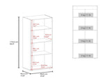 Armoire, 3 Doors, 3 Shelves, Walnut / Black Wengue B097P369450