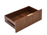 6 Drawers Dresser,55" Wide Modern Chest of Drawers Curved wave Design, Dresser TV Stand, Wood Drawer W1820P324616