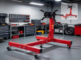 1500 lbs Engine Stand, Foldable, Red Engine Repair Tool 70834195