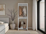 Dover Closet, 2 Shelves, White B097P474256