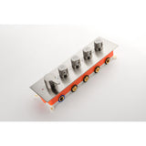 Wall Mounted Waterfall Rain Shower System With 3 Body Sprays & Handheld Shower W2287141352