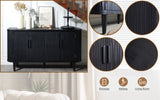 Accent Storage Cabinet, Modern Accent Buffet Cabinet Adjustable Shelves, Freestanding Sideboard W2729P202565