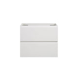 Alice-24W-201,Wall mount bathroom vanity WITHOUT basin, white color, with two drawer, Pre-assembled W1865107107