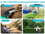 4-in-1 Pole Pruning Shears, Electric Pruning Shears & pole saws for tree trimming with 7 adjustable 14184232