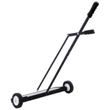 24'' Rolling Magnetic Pick-Up Sweeper, Heavy Duty Push-Type with Release, for Nails Needles Screws W46577094