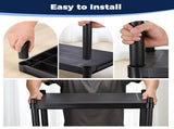 Plastic Shelves, 4-Shelf Storage rack, Multi-Purpose Storage Shelf, Plastic Storage Shelves 50798863