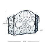 KINGSPORT FIREPLACE SCREEN 55340.00SIL