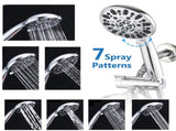 Shower System with Tub Spout Rain Shower Tub Set, High Pressure Dual 2 in 1 Shower Combo Faucet with W121946399
