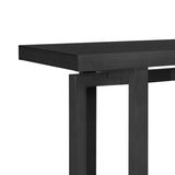 59" Narrow Console Table - MDF Entryway Sofa Table for Hallway, Living Room, Foyer with Space-Saving W3137P294536