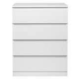 ZNTS [FCH] Wood Simple 4-Drawer Dresser White 89025361