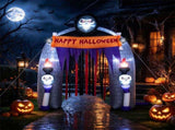 8.5FT Inflatable Archway Grim Reaper with Built-in LEDs Blow Up Yard Decoration for 14219987