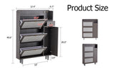 Modern minimalist storage cabinet, Japanese rattan shoe cabinet, bed top cabinet, small home W1151P147201