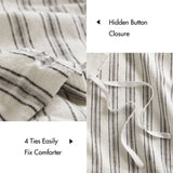 3 PCS Queen Duvet Set Tan B035P319222