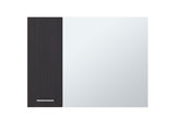 Harbor Medicine Double Door Cabinet,Four Interior Shelves, Black Wengue B097P474280