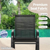 2 PCS Metal Patio Rocking Chair 22829714