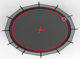 YC 16FT trampoline Pumpkin- Black Red 80759938