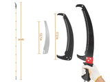 30ft Manual Pole Saw, Lightweight Tree Trimmers Long Handle Pruner Set, Sharp Steel Blade and 21051595