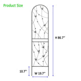 4 Pack Metal Garden Trellis 86.7" x 19.7" Rustproof Trellis for Climbing Plants Outdoor Flower W1586P268062