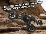 3 Batteries 112 Rock Crawler Rechargeable Off Road Truck 4WD , Metal Shell LED Headlights RC Remote 16356492