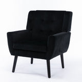 Modern Soft Velvet Material Ergonomics Accent Chair Living Room Chair Bedroom Chair Home Chair With W676P313948
