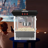 ZNTS Commercial Popcorn Machine, 12 Ounce Kettle Stainless Steel Popcorn Maker with Tempered Glass, T3173P266340