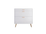 Shoe, 16 Pair Shoe Rack Storage Organizer with 2 Flip Drawers, White Entryway Shoe Storage 61976300