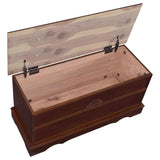 Warm Brown Rectangular Cedar Chest B062P153913