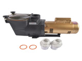 W3SP2615X20 Pool Pump Motor 2 HP Single Speed 230V Replacement for Hayward SP2615X20, Spa and 64409837