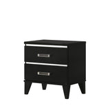 Chelsie Black Finish Nightstand B2726P261873
