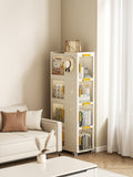 4-Tier Rolling Storage bookcase with Wheels, Large Capacity Storage bins, Mobile Multifunction 32662440