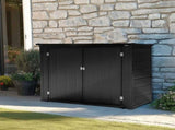 Outdoor Storage Shed, Outdoor Storage Cabinet, Lockable Outdoor Storage Box for Garbage Cans, Lawn 61678388