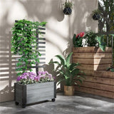 ZNTS Wooden Planter、Flower shelf 79480648