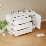 Wooden side cabinet with hidden drawers W1320P242621