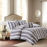 King 4PC Faux Fur Comforter Set B03596926