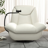 Oversized Power Recliner Chair,270&degSwivel Glider Recliner for Nursery, Electric Recliner Sofa 57446380