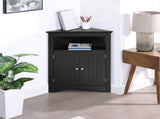 sideboard cabinet,corner cabinet,Bathroom Floor Corner Cabinet with Doors and Shelves, Kitchen, W487P352446