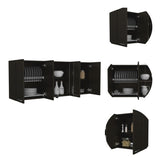 Yuma 150" Wall Cabinet, Two Close Cabinets, Two Open Shelves B128P148994